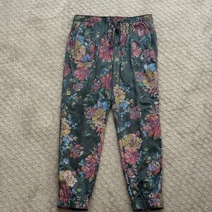Floral Cargo Pants